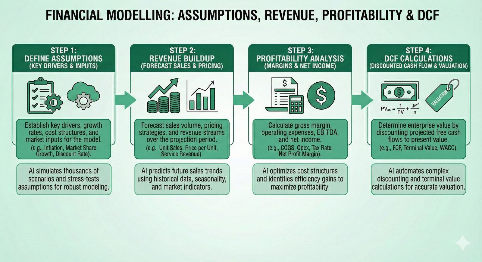 Financial Modelling: Assumptions, Revenue, Profitability & DCF